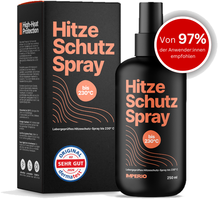 IMPERIO Hitzeschutzspray, Testsieger, von 97 Prozent der Anwender empfohlen